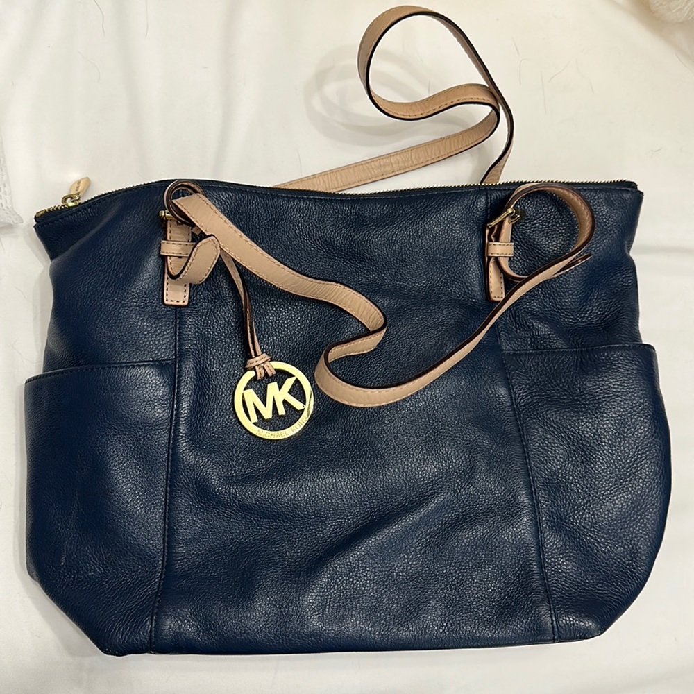 Navy Michael Kors bag